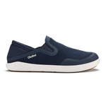 Moku slip-on shoe in trench blue with mesh upper, white sole, and elastic side gore.